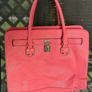 Pink handbag